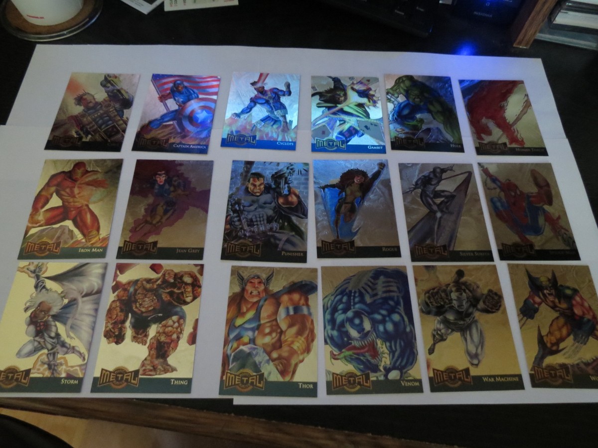 1995 Fleer Marvel Metal, Gold Blaster complete set | eBay
