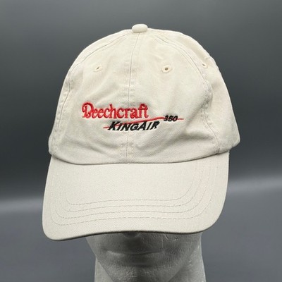 Beechcraft King Air 360 Baseball Cap Men's One Size Adjustable Khaki Aviation