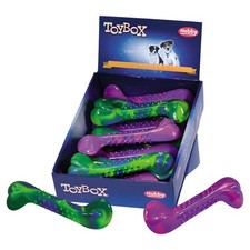 Nobby Hundespielzeug TPR Knochen 19 cm schwimmf&auml;hig, robust, farblich variabel