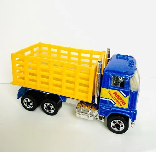 HOT WHEELS 1981 FORD STAKE BED TRUCK - RAPID DELIVERY - MALAYSIA
