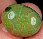 14.9Ct African Polished Black Opal Cab Specimen PYWB1453
