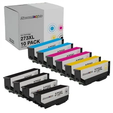 10PK 273XL T273XL BLACK COLOR HY Ink Cartridge for EPSON Expression XP-520 XP600