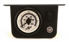 Air Lift Single Needle Gauge Fits W 2in Lighted Panel - 100 Psi