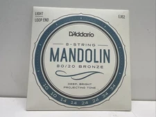 D'Addario EJ62 Mandolin Strings 80/20 Bronze Light 10-34 