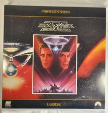 Star Trek V: The Final Frontier Laserdisc disc Like New / cover VG close to LN