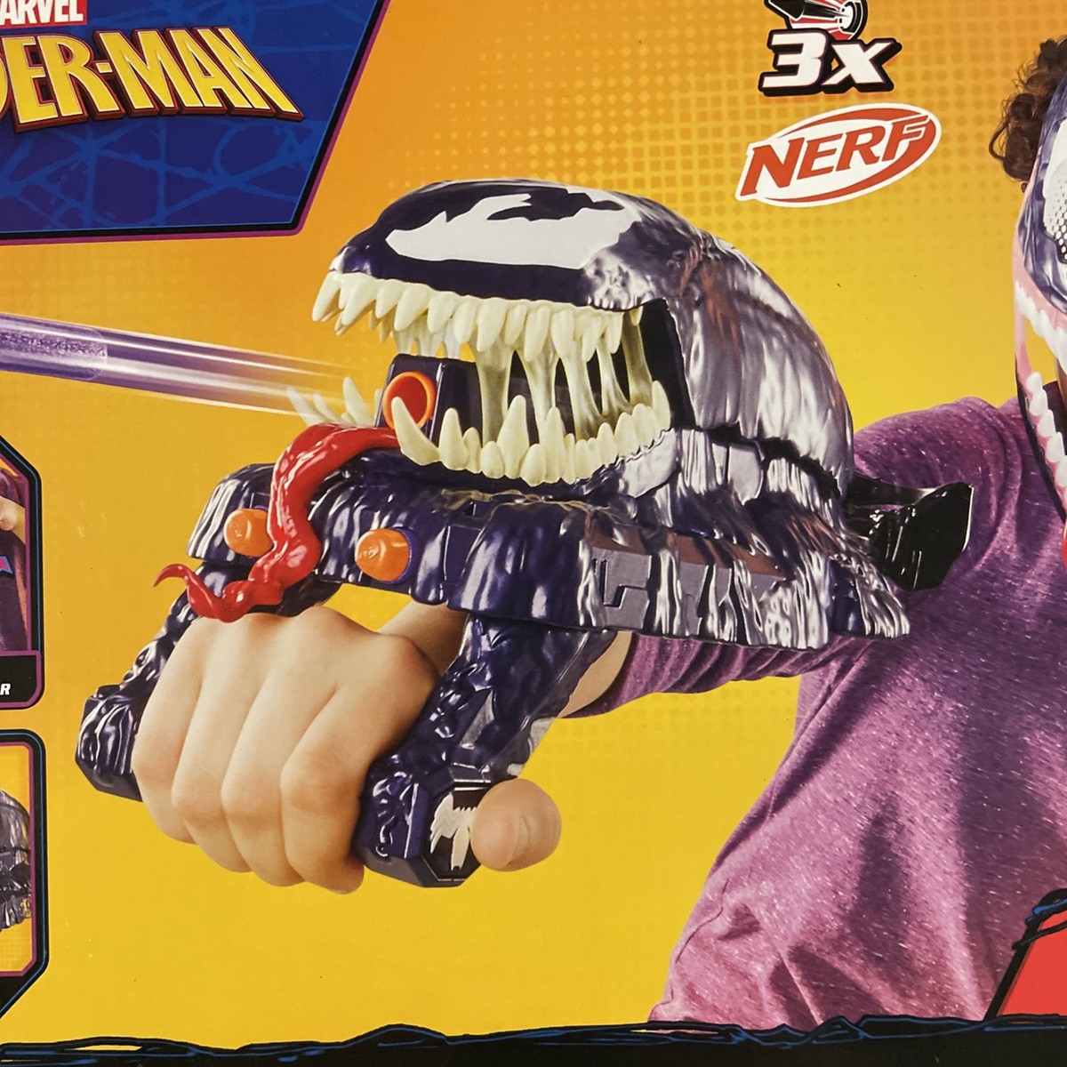 Spider-Man VenomVersus NERF Gun Marvel's Venom Strike Blaster