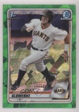 2020 Bowman Chrome Draft Sapphire Edition Green 28/50 Jimmy Glowenke #BD-35 0b7z