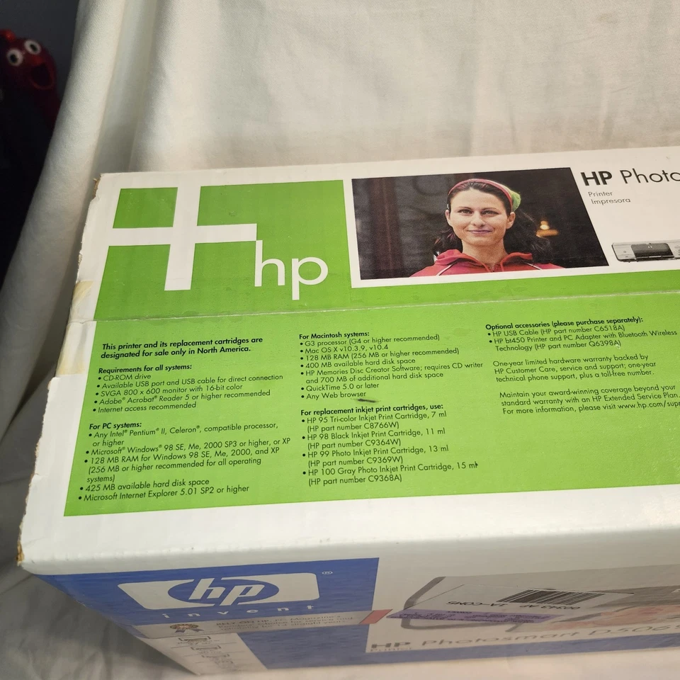 HP Photosmart D5069 Digital Photo Inkjet Printer New In Box "Read Description"  - Image 4 of 4