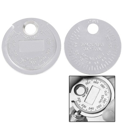 Spark plug gap gauge tool measurement coin-type 0.6-2.4mm range spark plughqyTJI