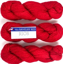 RAVELRY RED One 50gr 150yd Skein Malabrigo SILKY MERINO x-Soft SILK Wool DK YARN