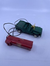 Vintage 1960s Battery Operated Toy Jeep Remote Control Not Working Parts Repair