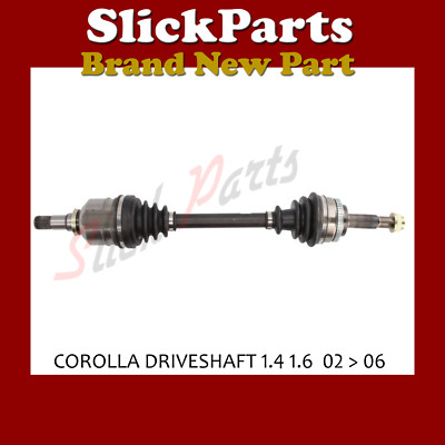 TOYOTA COROLLA DRIVESHAFT 1.4 1.6 2002 2003 2004 2005 2006 PASSENGER SIDE
