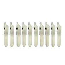 New Uncut Remote Flip Key Keyless Blade Blank Replacement for Mazda (10 Pack)
