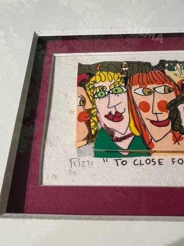 JAMES RIZZI "TO CLOSE FOR COMFORT" 3D Siebdruck signiert gerahmt 110/350 1990 - Bild 7 von 10