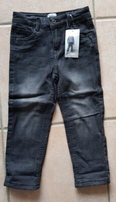 Jeans Thermo Thermojeans Hose Thermohose schwarz Gr. 98 *neu*