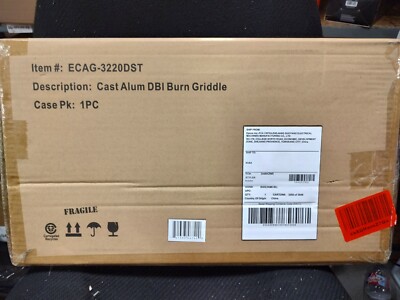 New Ecolution Reversible 19.5  x 11, Non-Stick, Double Burner Griddle Black