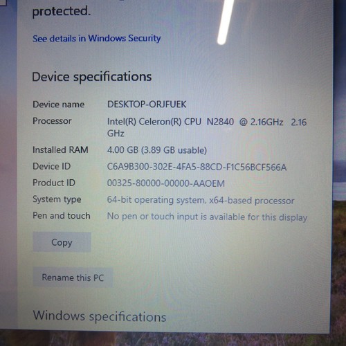 Asus X551M Celeron N2840 @2.16GHz 4GB DDR3 240GB SSD Windows 10 Home New Battery - Picture 11 of 14