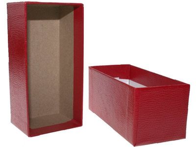 Guardhouse Single Row Crown - Red Coin Storage Box - 4.25 x 2.63 x 2.55 