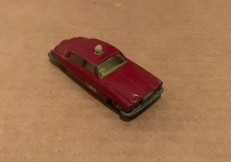 Jaguar MK-10 1/64 Vintage Husky British Diecast Fire Dept Vehicle - Image 2 of 3