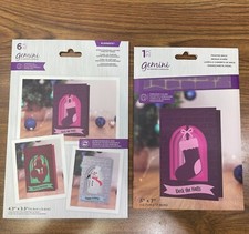 Gemini Interchangeable Aperture Tunnel Die  Frosted Brick Embossing Folder