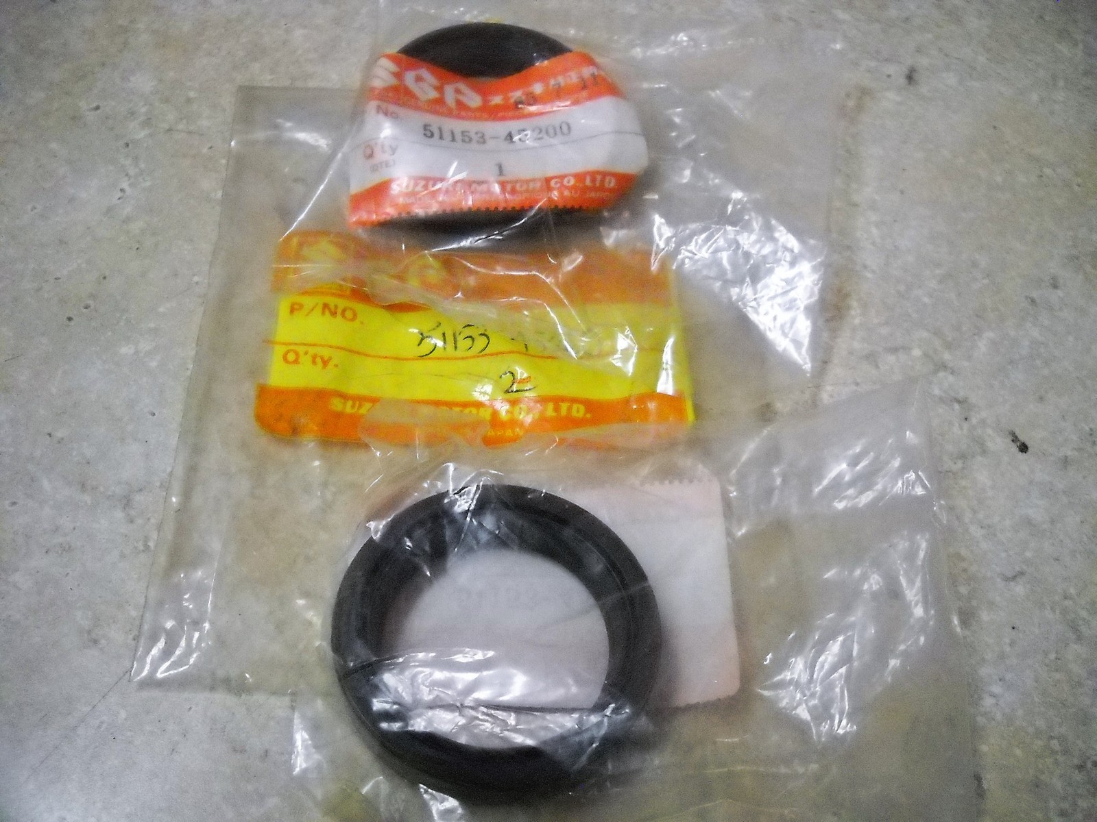 NOS OEM Suzuki Fork Seals 1979 GS750 Street 5115345200 eBay