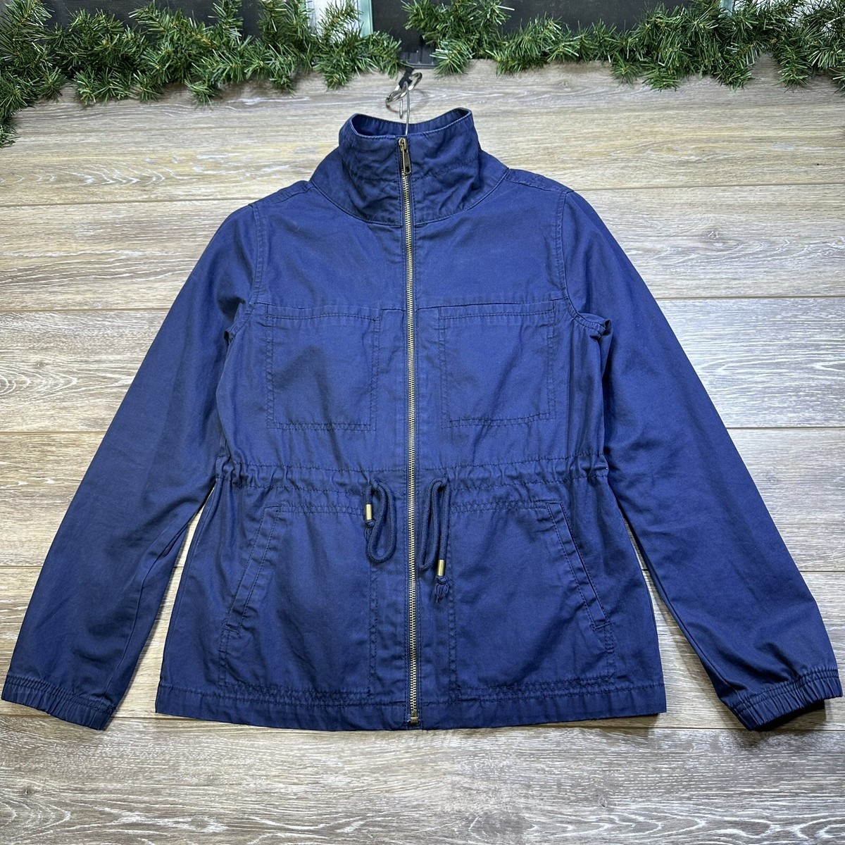 ジャケット・アウター 00s OLD NAVY wool blouson black L Old Navy wool blend jacket Sz XL Black vintage hook and loop