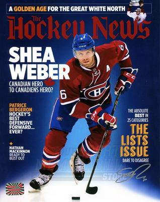Shea Weber Montreal Canadiens Signed Autographed Hockey