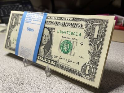 NEW 2021 $1 FRN DOLLAR BILL D/A BLOCK (fw) ( CLEVELAND “D