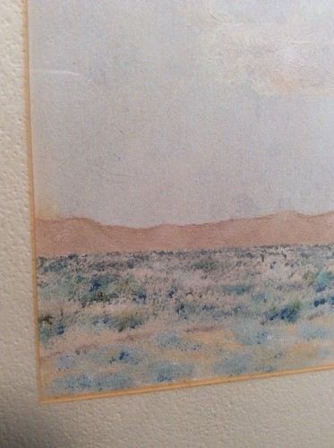 California Artist Kurt Reineman Desert Willow 1941 Oil On Canvas Framed Art - Picture 12 of 12