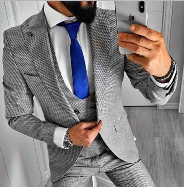 COOFANDY Gilet Uomo Slim Fit - Scollo A V, 5 Bottoni, Vita Regolabile, Per Matrimonio E Ufficio