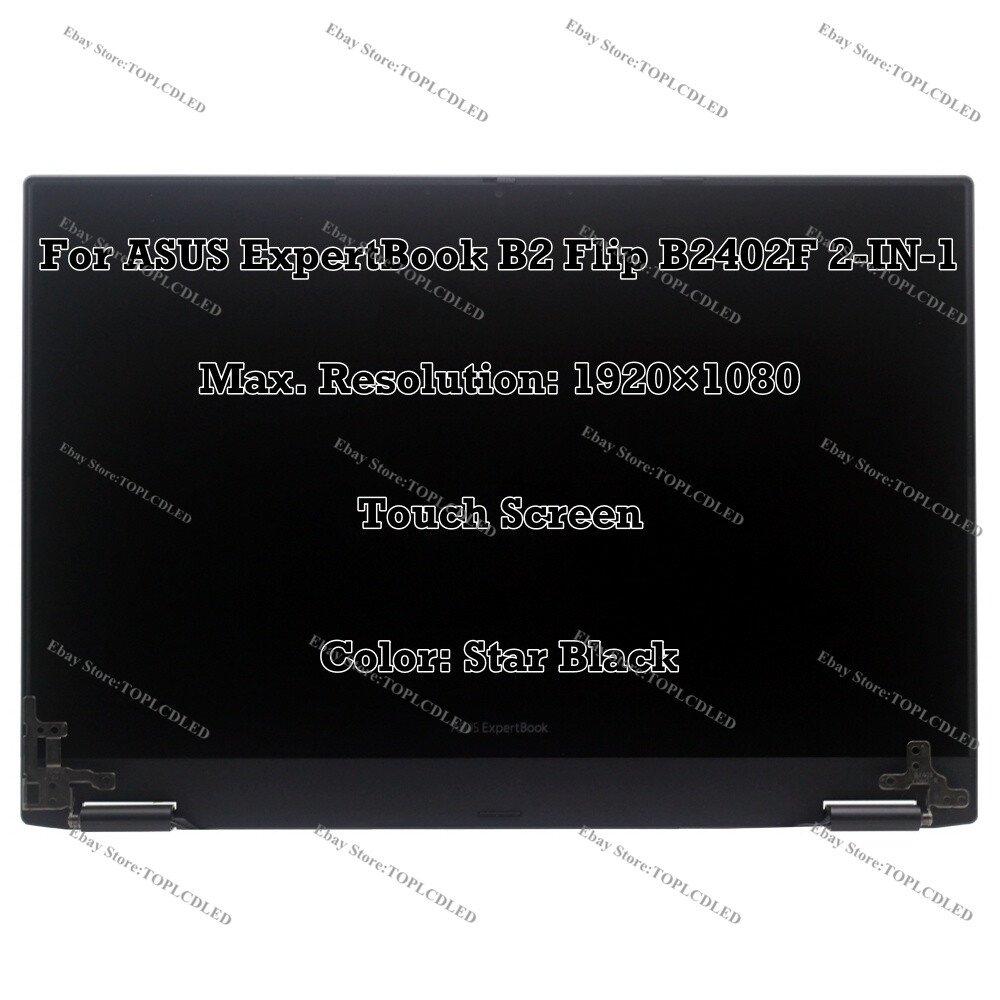 14"" FHD ASUS ExpertBook B2 Flip B2402F 2-IN-1 LCD Touch Screen Display Complete