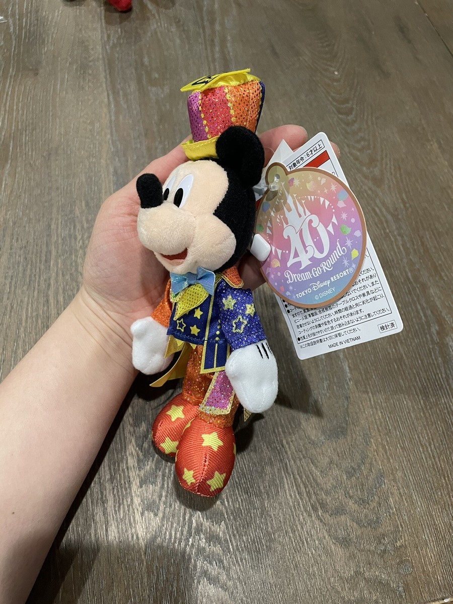 Tokyo Disney Resort Sea 40th Anniversary Mickey Minnie Mouse Plush