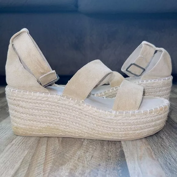 Coconuts by Matisse Soire Beige Strappy Espadrilles Platform