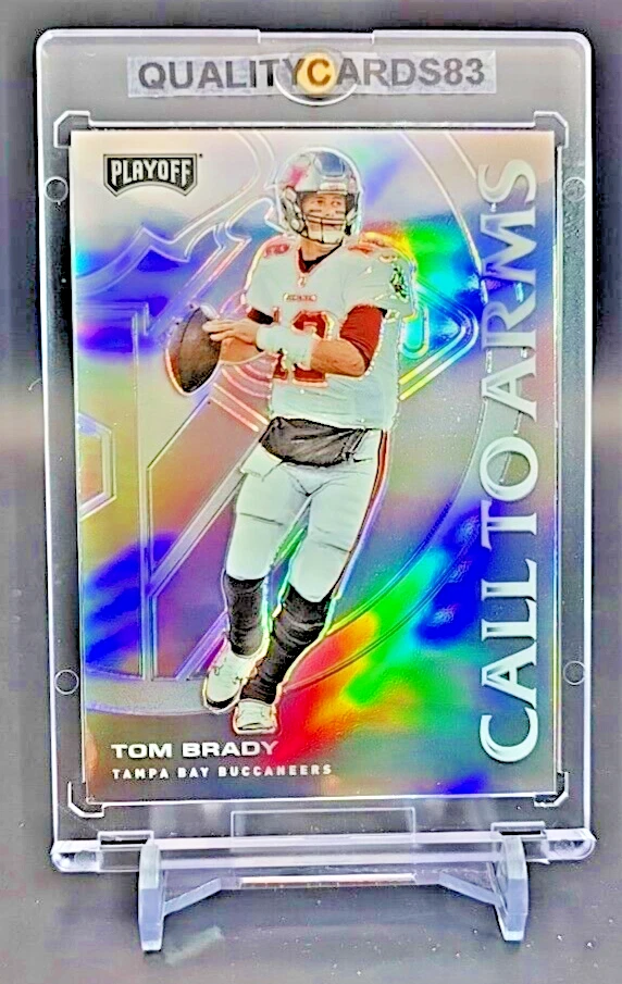 TOM BRADY ARCO IRIS REFRACTOR INSERTO PLATA PRIZM CON ESTUCHE TAMPA BAY BUCCANEERS Foto 2 de 4