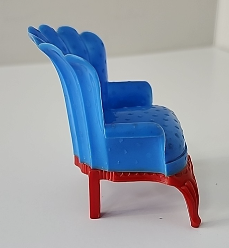 Vintage Renwal Doll House Living Room Furniture Retro MCM Look - Picture 15 of 16