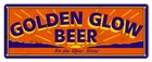 Vintage Style Metal Sign Golden Glow Beer Large Bar 8x24