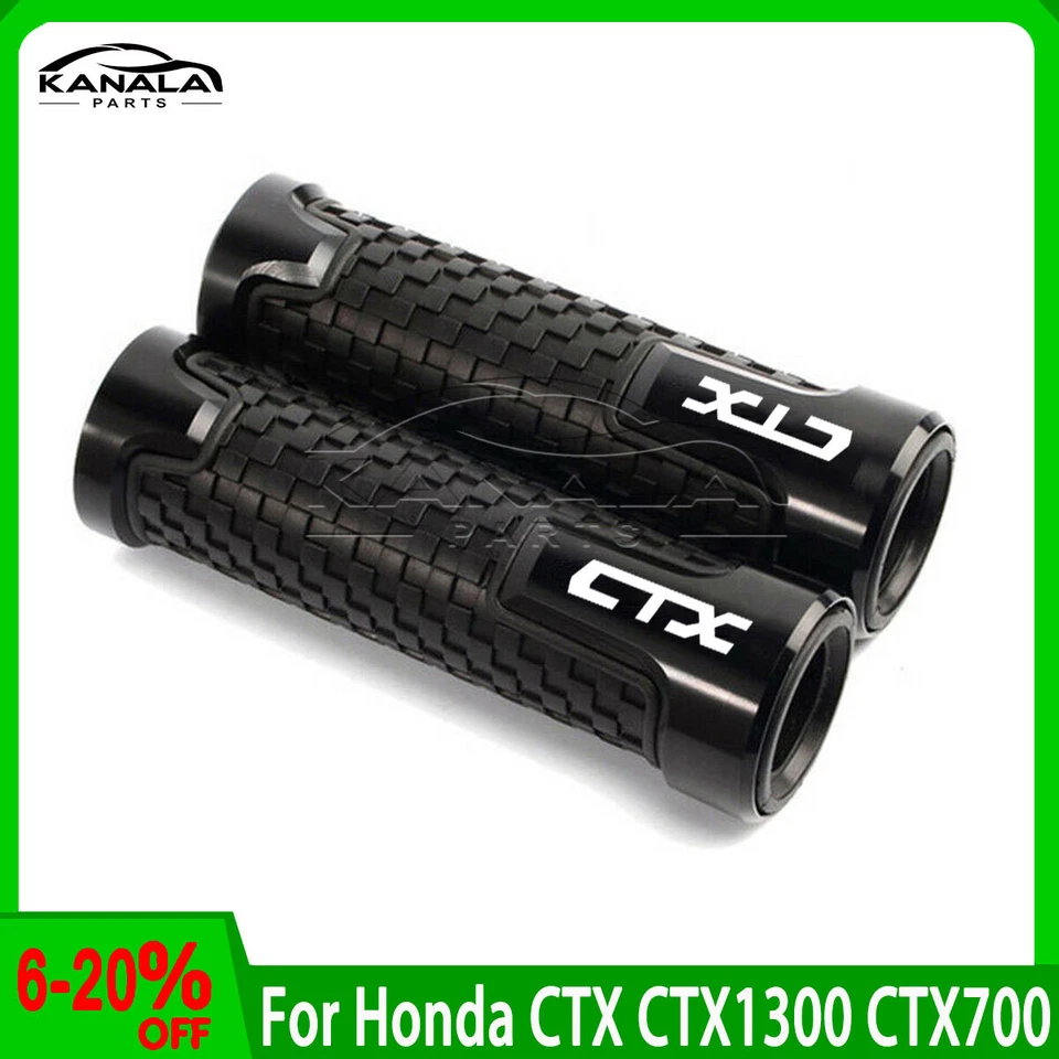 For Honda CTX CTX1300 CTX700 Motorcycle 7/8'' 22mm CNC Handlebar Hand Grips Foto 3 de 4