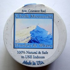 Chalk Mountain Furniture Wax, 4 oz. Crimson Red