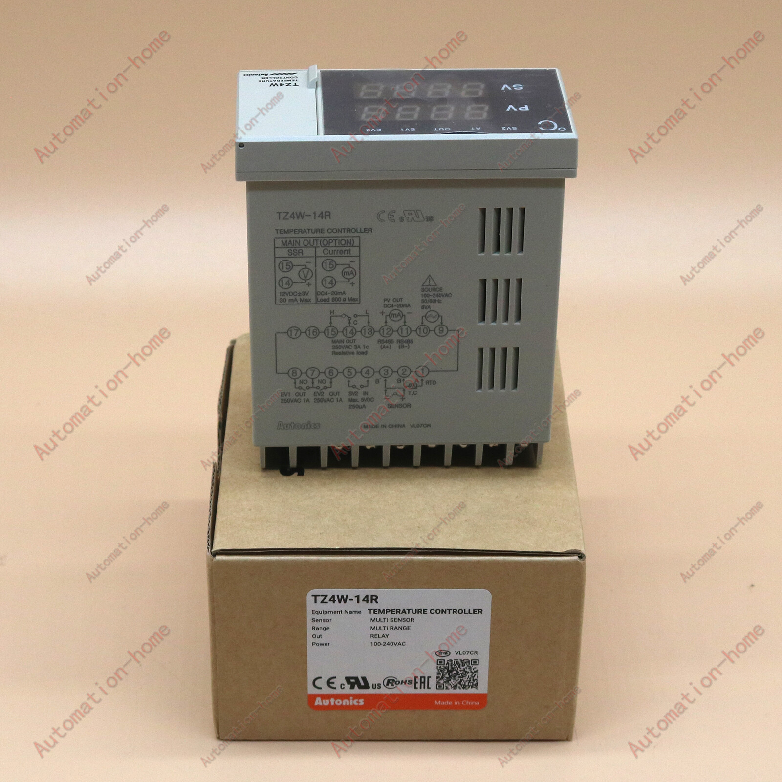 1PC New For Autonics Temperature Controller TZ4W-14R In Box Free ...