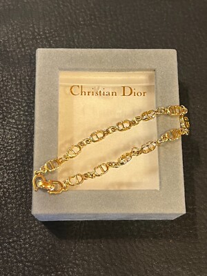 アクセサリー Vintage Christian Dior Gold Bracelet s-l400.jpg