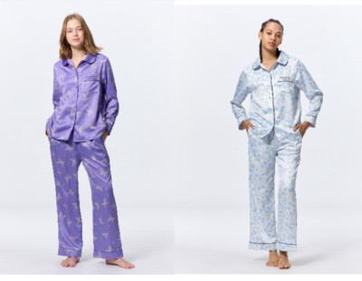 Frieren: Beyond Jour x GU Satin pajamas  long sleeves New GIFT Japan
