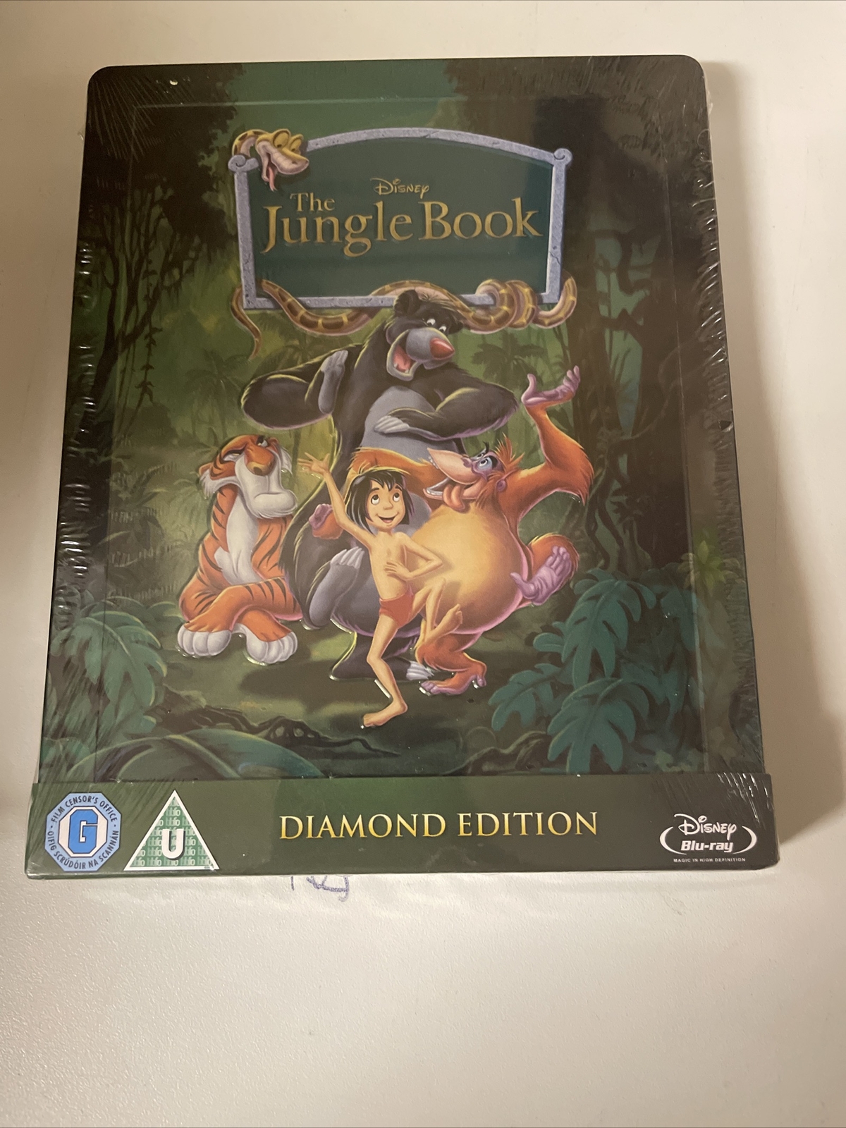 THE JUNGLE BOOK DIAMOND EDITION BLU-RAY STEELBOOK BRAND NEW AND SEALED