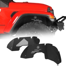 Front Inner Fender Liners Fit Jeep Wrangler 2018-2025 JL &2020-2025 Gladiator JT