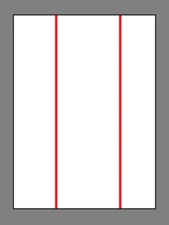 Heat Transfer Paper for light DOUBLE RED LINE 25 Sheets  11X17 " NEW 