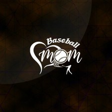 Baseball Mom Decal Vinyl Die Cut Stickers Cars Trucks Vans Walls Laptop 7