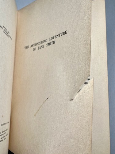 Astonishing Adventure of Jane Smith Patricia Wentworth 1st Edition 1923 Mystery - Picture 9 of 12