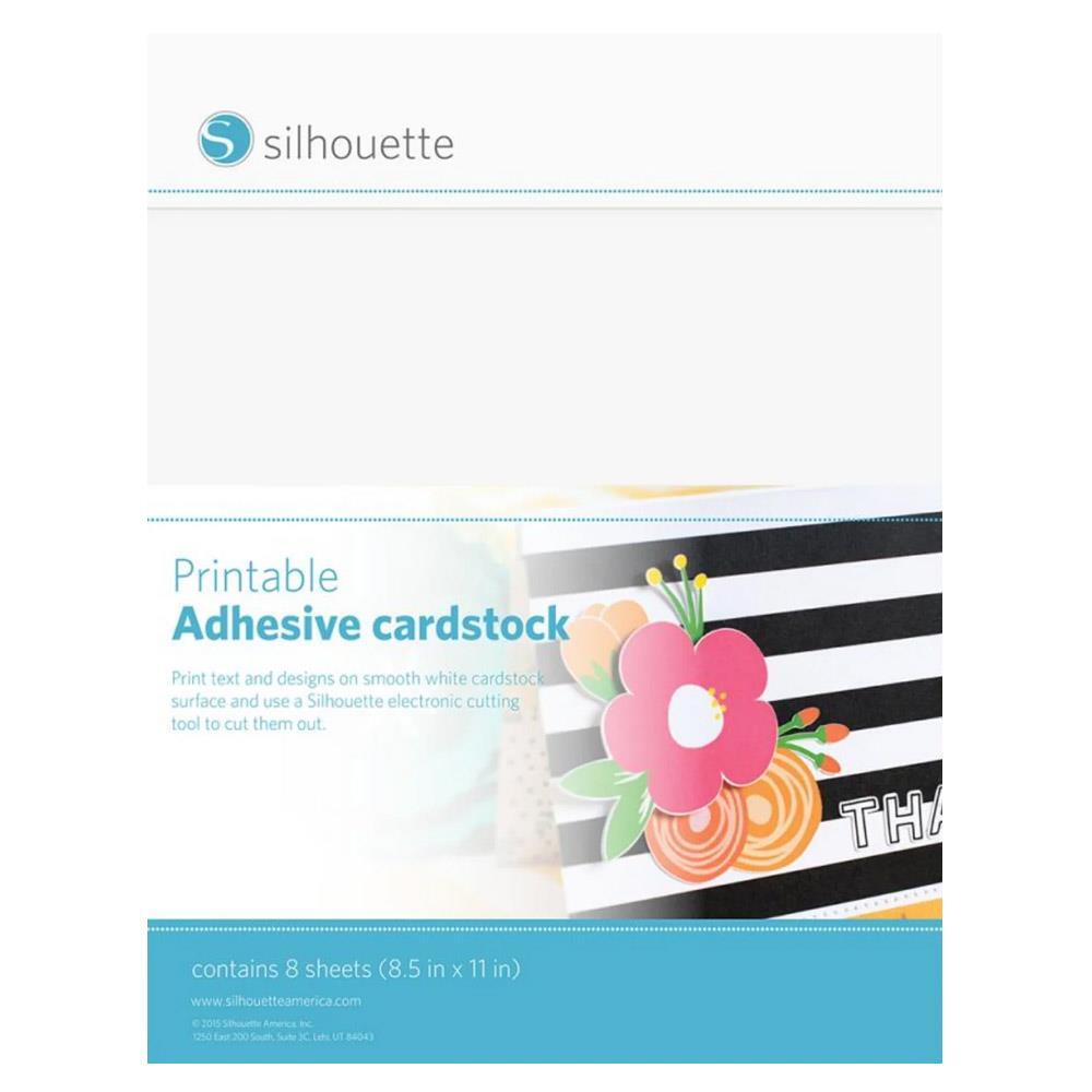 silhouette printable adhesive cardstock cameo portrait curio