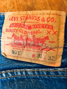 levi strauss co's original riveted 501