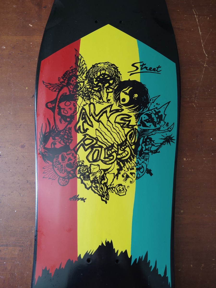 Tony Alva Street Posse Skateboard Skate Deck OG Reissue Signed 156
