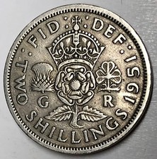 # C879     GREAT BRITAIN     COIN,     FLORIN    1951